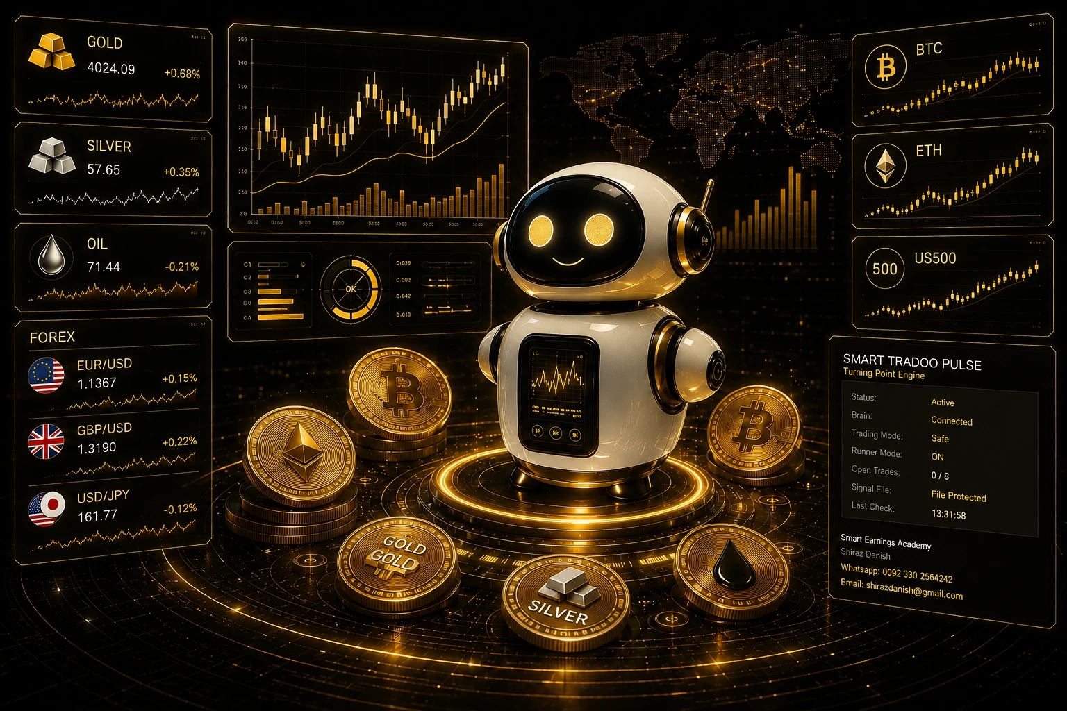 Smart Tradoo Pulse status panel